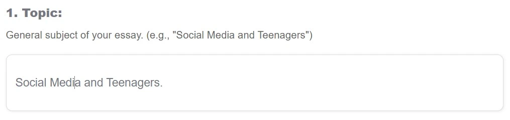 Thesis Statement Generator Guide