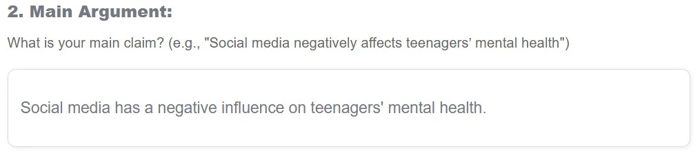 Thesis Statement Generator Guide