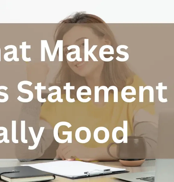 What Makes Thesis Statement Really Good