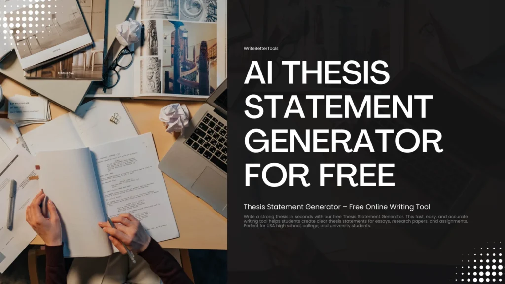 AI thesis statement generator
